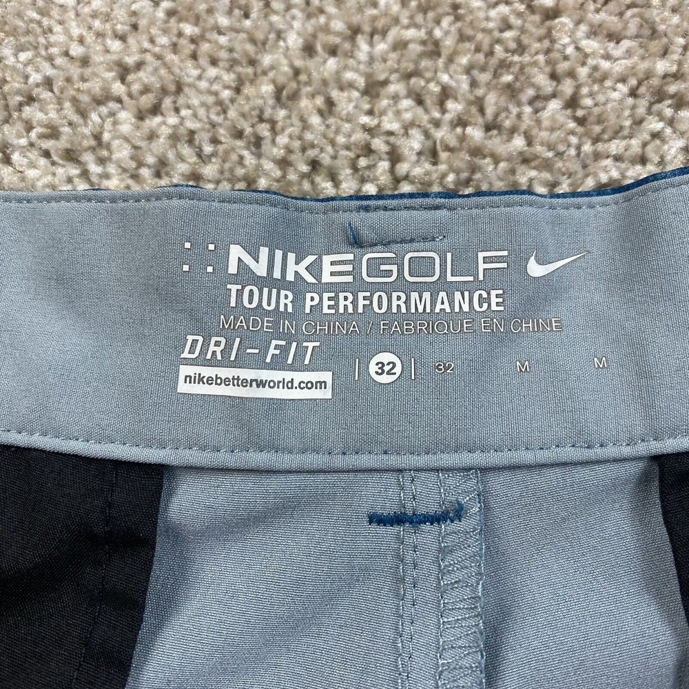 Nike Mens Tour Performance Golf Shorts 32 Blue Quick Dry Dry Fit - Picture 2 of 7